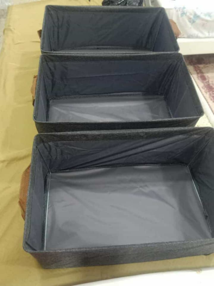 صناديق  تخزين الملابس  الأصلية  المدعمة  بسلك  حديدي  فقط 85الف  للصندوق   كلما تشري أكثر  كلما سعر ينقص  واش راك  تستناي  ديري طلبية قبل ميخلاص هذا مودال